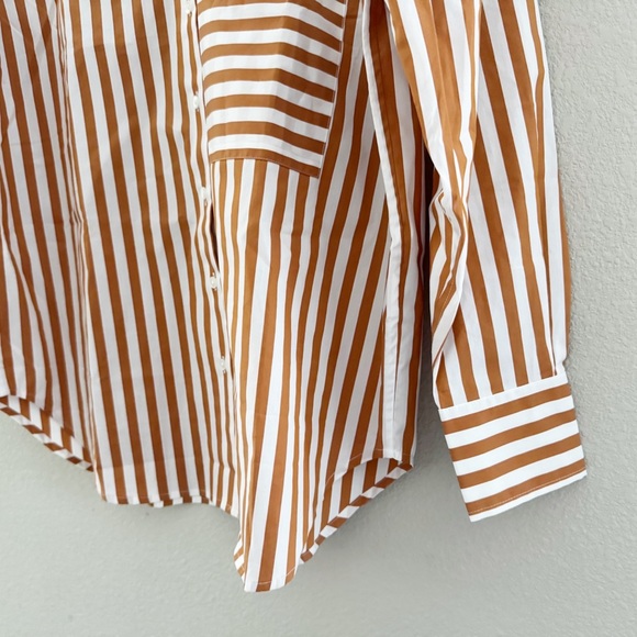 AYR The Deep End Shirt XS Cotton Striped Apertif Oversized Classic Minimalist - Picture 11 of 15